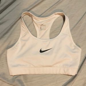 White Nike Sports Bra